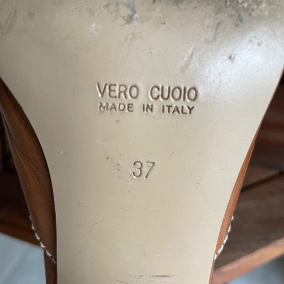 Leather mules made in Italy size 37 - Picture 3 of 6